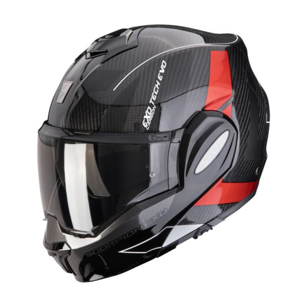 Scorpion Helmets Exo tech carb cad bk/red xs